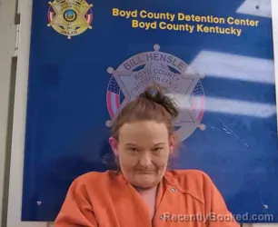 Mugshot of FLOYMAE SAMPSON booked in Boyd County, Kentucky on April 6, 2026