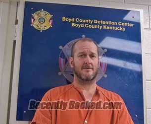 Booking photo from Boyd County, Kentucky