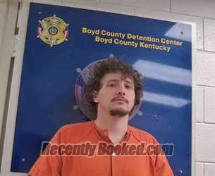 Booking photo from Boyd County, Kentucky