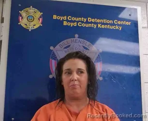 Booking photo from Boyd County, Kentucky