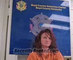 Booking photo from Boyd County, Kentucky