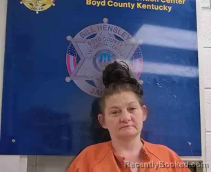 Mugshot of JESSICA HICKMAN booked in Boyd County, Kentucky on April 16, 2026