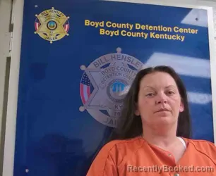 Mugshot of CRYSTAL MEADOWS booked in Boyd County, Kentucky on April 6, 2026