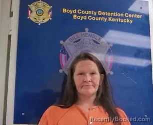 Mugshot of Jessica George booked in Boyd County, Kentucky on August 5, 2026