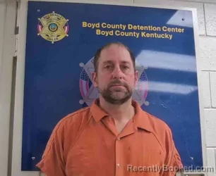 Booking photo from Boyd County, Kentucky