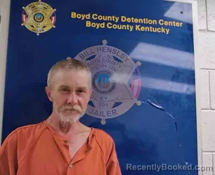 Mugshot of Timothy Reeves booked in Boyd County, Kentucky on September 14, 2026