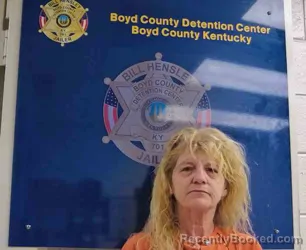 Mugshot of Sandra Prater booked in Boyd County, Kentucky on September 4, 2026