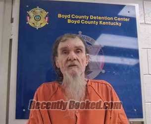 Booking photo from Boyd County, Kentucky