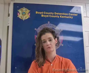 Booking photo from Boyd County, Kentucky