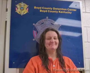 Booking photo from Boyd County, Kentucky