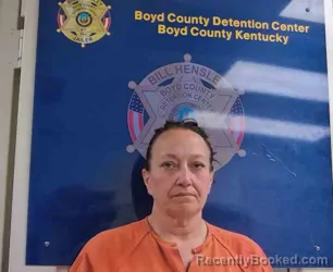 Mugshot of MICHELLE KENNEDY booked in Boyd County, Kentucky on April 5, 2026