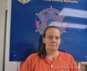 Mugshot of JENNIFER COLLINS booked in Boyd County, Kentucky on April 12, 2026