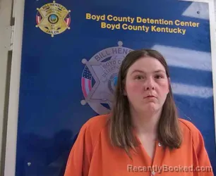 Mugshot of SARA ELLIOTT booked in Boyd County, Kentucky on April 25, 2026