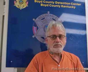 Mugshot of GEORGE CAMPOAMOR booked in Boyd County, Kentucky on April 26, 2026