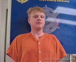 Mugshot of JACOB CHAFFINS booked in Boyd County, Kentucky on May 2, 2026