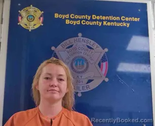 Booking photo from Boyd County, Kentucky