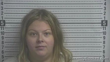 Mugshot of Hannah Tipton booked in Boyle County, Kentucky on October 10, 2026