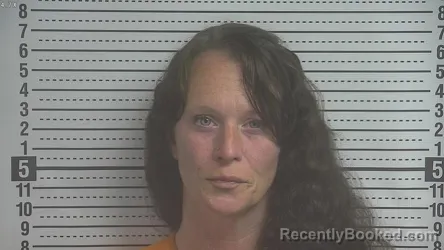 Mugshot of Jessica Grinnell booked in Boyle County, Kentucky on August 6, 2026