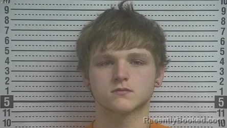 Mugshot of JACOB DALE SPARKS booked in Boyle County, Kentucky on March 19, 2026