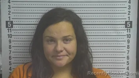 Mugshot of Kaitlyn Ayers booked in Boyle County, Kentucky on October 6, 2026