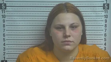 Mugshot of Kailee Mycha Faith Lawson booked in Boyle County, Kentucky on October 7, 2026