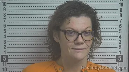 Mugshot of Megan Nichole Jones booked in Boyle County, Kentucky on October 17, 2026