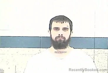 Mugshot of Austin Taylor Hindman booked in Breckinridge County, Kentucky on October 6, 2026