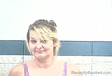 Mugshot of Angela Maria Hamilton booked in Breckinridge County, Kentucky on October 4, 2026