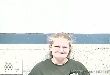 Mugshot of April Dawn Lucas booked in Breckinridge County, Kentucky on August 22, 2026