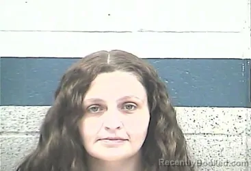 Mugshot of Brittney Nicole Stepp booked in Breckinridge County, Kentucky on October 19, 2026