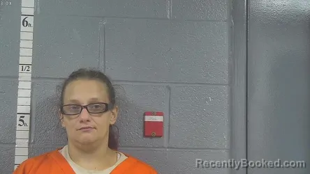 Mugshot of Alexandrea Estes booked in Bullitt County, Kentucky on August 27, 2026
