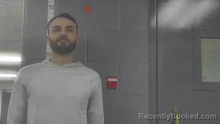 Mugshot of ALEX MICHAEL RAYMER booked in Bullitt County, Kentucky on March 13, 2026