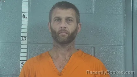 Mugshot of Brandon Hardin booked in Bullitt County, Kentucky on August 16, 2026