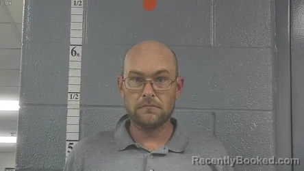 Mugshot of Brandon Paul Vincent booked in Bullitt County, Kentucky on August 26, 2026