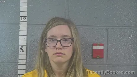 Mugshot of Jessica D Burroughs booked in Bullitt County, Kentucky on September 11, 2026