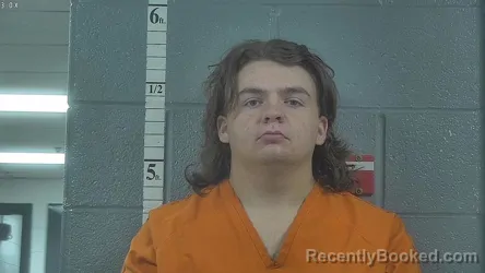 Mugshot of Justin Wayne Downey booked in Bullitt County, Kentucky on August 21, 2026