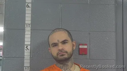 Mugshot of TYLER L MORGAN booked in Bullitt County, Kentucky on June 24, 2026