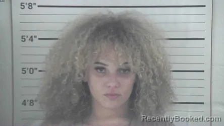 Mugshot of Ariana Jadienne Blair booked in Campbell County, Kentucky on August 16, 2026