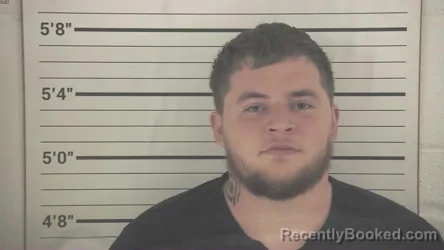 Mugshot of Caleb Dakota Martin booked in Campbell County, Kentucky on August 12, 2026