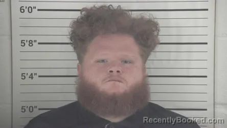 Mugshot of James Thomas Daniels booked in Campbell County, Kentucky on August 12, 2026