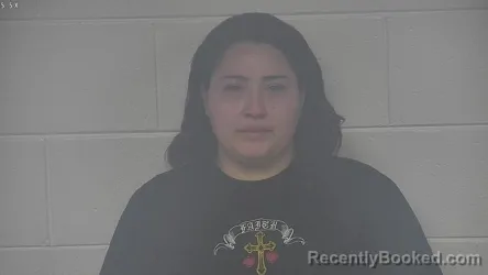 Mugshot of CATHERINE MELISSA FUENTES RIVERA booked in Carroll County, Kentucky on June 30, 2026