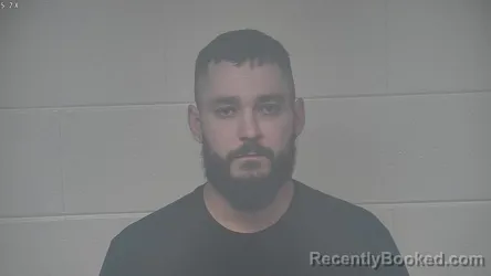 Mugshot of Daniel Stitzel booked in Carroll County, Kentucky on October 8, 2026