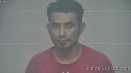 Mugshot of ELMER DAGOBERTO DIAZ booked in Carroll County, Kentucky on July 14, 2026