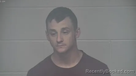 Mugshot of Evan Frey booked in Carroll County, Kentucky on September 30, 2026