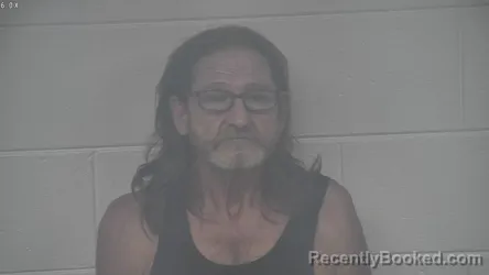 Mugshot of George F Crawford booked in Carroll County, Kentucky on August 6, 2026