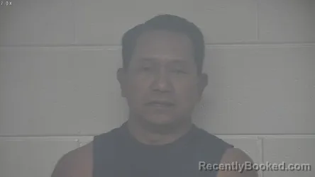 Mugshot of JESUS ENRIQUE ZAVALA PEREZ booked in Carroll County, Kentucky on June 12, 2026