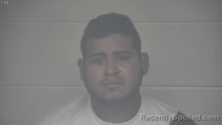 Mugshot of REY DAVID CORDOVA ESPINOSA booked in Carroll County, Kentucky on June 14, 2026
