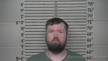 Mugshot of NATHAN CAMPBELL booked in Carter County, Kentucky on April 8, 2026