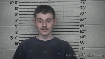 Mugshot of MASON SKAGGS booked in Carter County, Kentucky on April 13, 2026