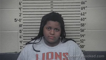 Mugshot of PAYSHENZA CLINE booked in Carter County, Kentucky on April 23, 2026